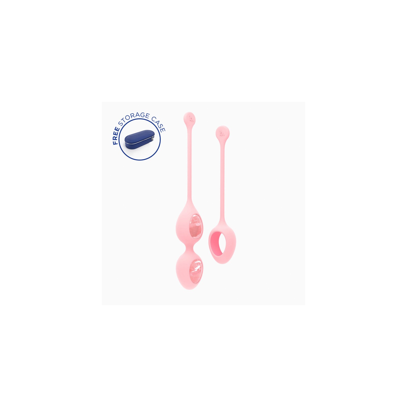 Biird Yonii Set de Huevos de Cuarzo Rosa