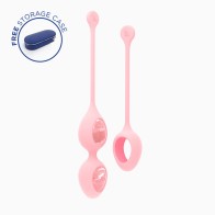 Biird Yonii Set de Huevos de Cuarzo Rosa