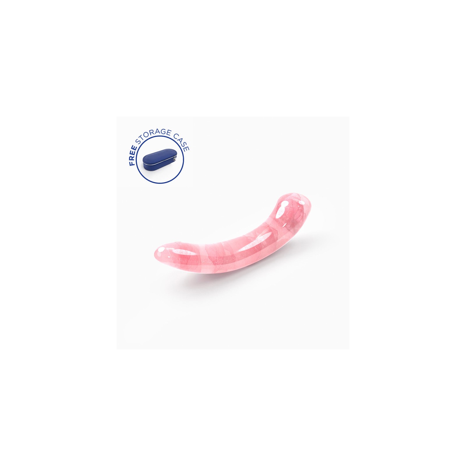 Biird Pixii Dildo de Cuarzo Rosa