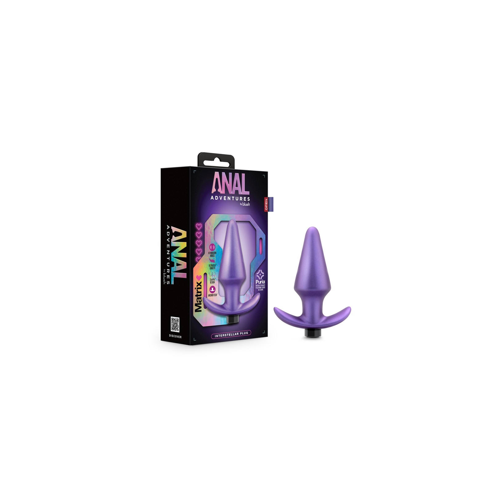 Anal Adventures Matrix Interstellar Plug Astro Violet