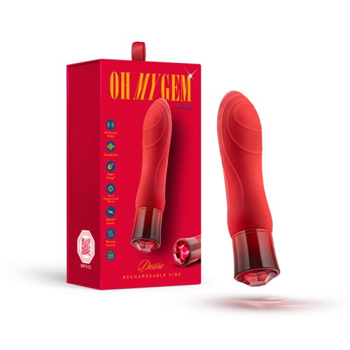 Oh My Gem Desire Ruby - Passionate Vibrator