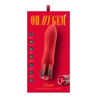 Oh My Gem Deseo Rubí - Vibrador Apasionado