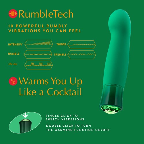 Oh My Gem Enchanting Emerald G-Spot Vibrator