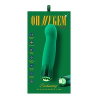 Oh My Gem Enchanting Emerald G-Spot Vibrator