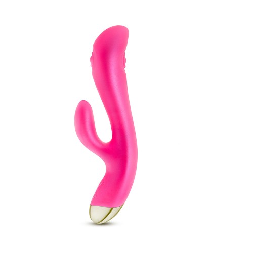 Aria Pleasin' AF Silicone Vibrating Rabbit Fuchsia