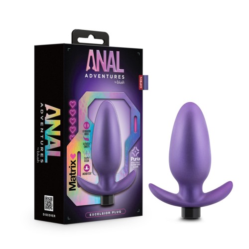 Anal Adventures Matrix Excelsior Plug Astro Violet - Explore New Sensations