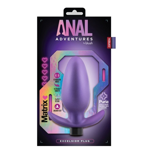 Anal Adventures Matrix Excelsior Plug Astro Violet - Explore New Sensations