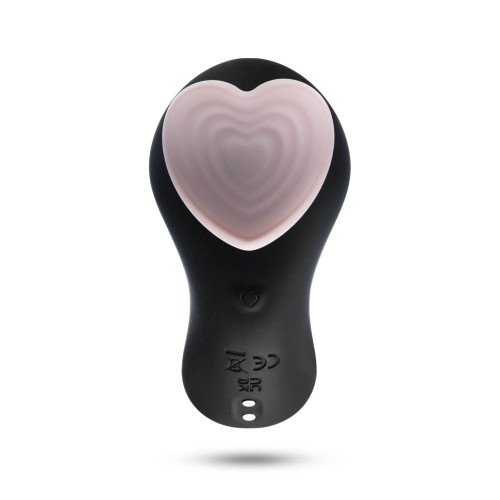 Vibrador de Panty Temptasia Heartbeat con Control Remoto Rosa