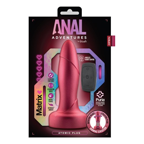 Anal Adventures Matrix Atomic Plug with Remote