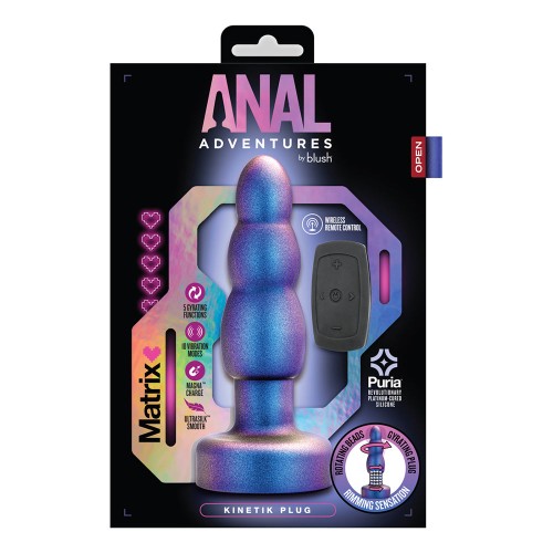 Anal Adventures Matrix Kinetik Plug - Remote Control Pleasure