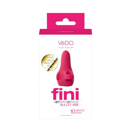 Vibrador Bullet Recargable VeDO Fini Rosa