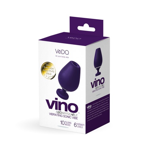 VeDO Wine Rechargeable Vibrating Sonic Vibe Purple