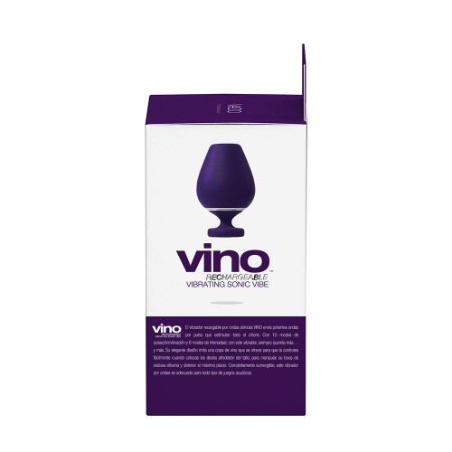 VeDO Wine Rechargeable Vibrating Sonic Vibe Purple