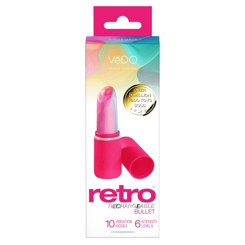 Bala Recargable Retro VeDO Rosa