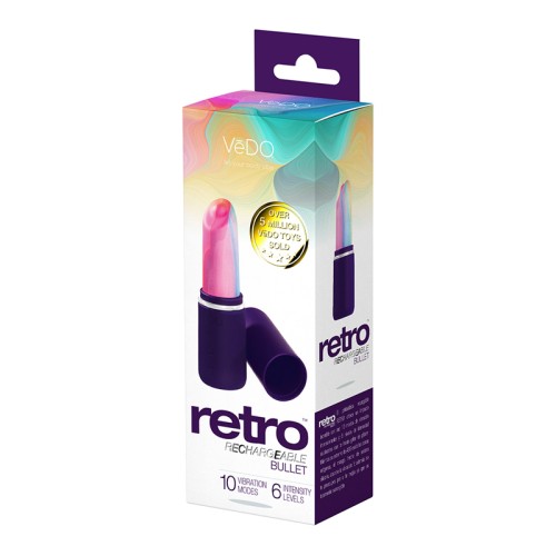 VeDO Retro Rechargeable Bullet - Versatile Pleasure