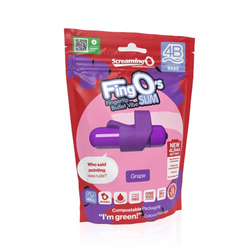 Screaming O 4B FingO Slim Grape Finger Vibe