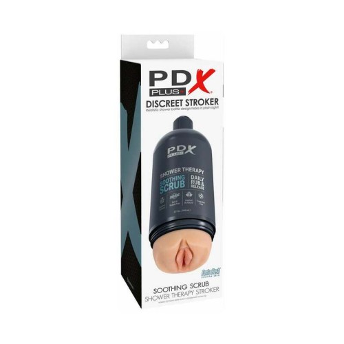 Exfoliante Suave PDX Plus Shower Therapy para Placer Discreto