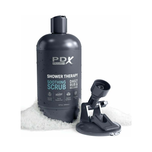 PDX Plus Shower Therapy Soothing Scrub for Discreet Pleasure