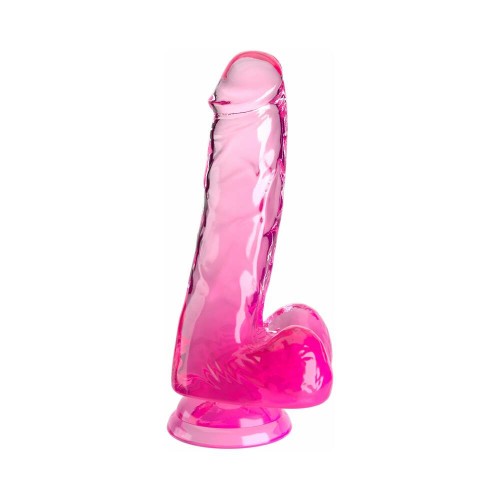 King Cock Clear 6in Dildo with Suction Cup