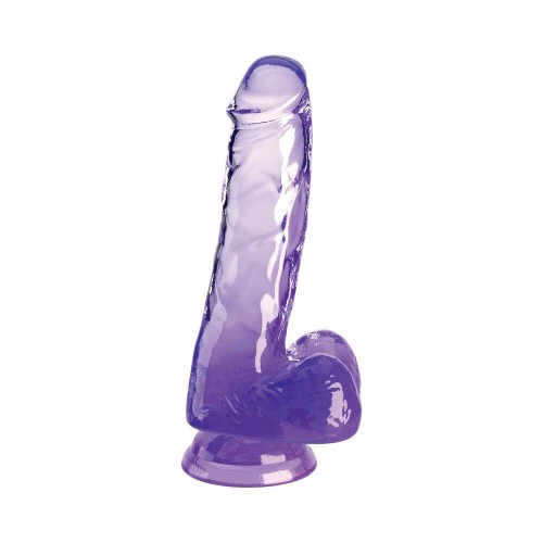 King Cock Clear 6in Dildo | Realistic Design and Suction Base