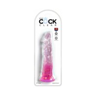 Dildo King Cock Claro 8in para el Placer Supremo