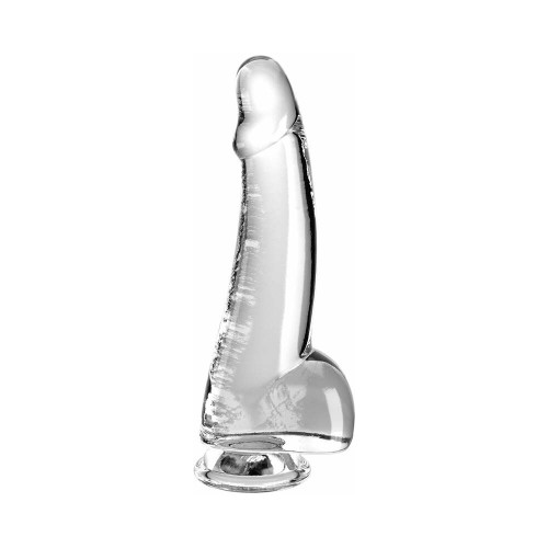 Dildo King Cock Transparente 7.5 Pulgadas