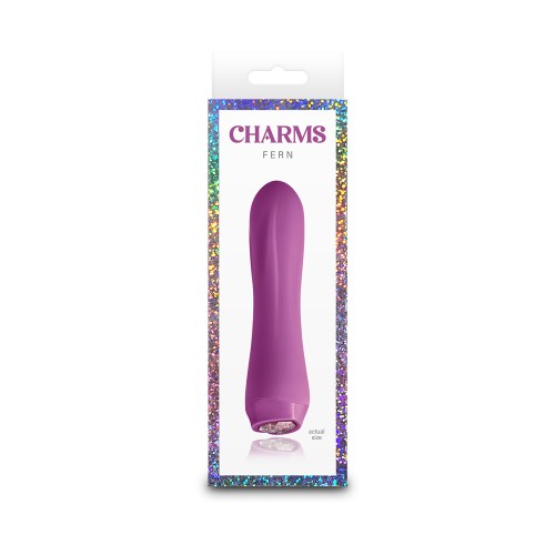 Charms Fern Ruby - Vibrador Compacto Premium