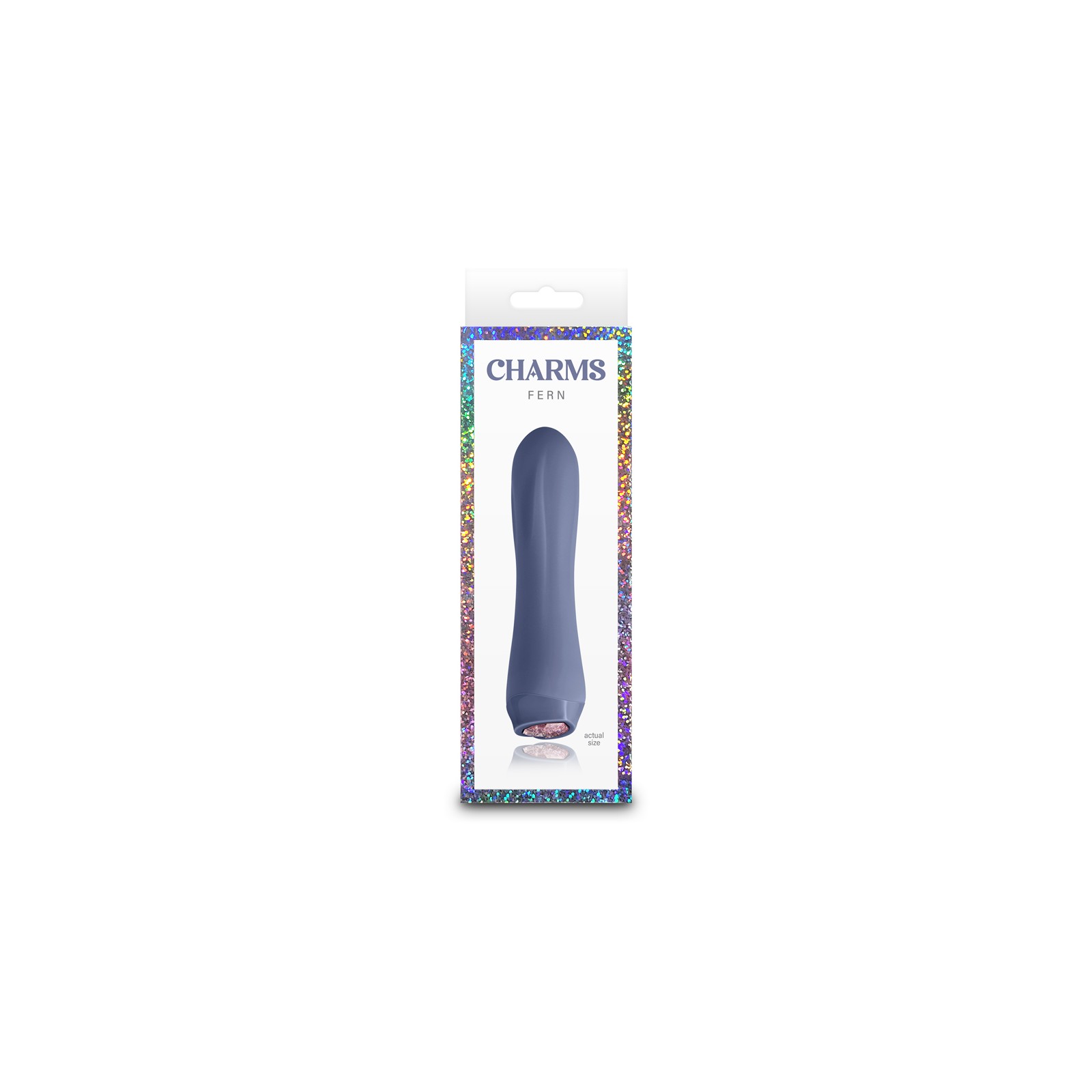 Vibrador Compacto Charms Fern Gray para Diversión y Placer