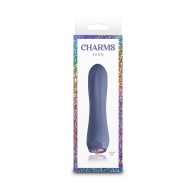 Vibrador Compacto Charms Fern Gray para Diversión y Placer