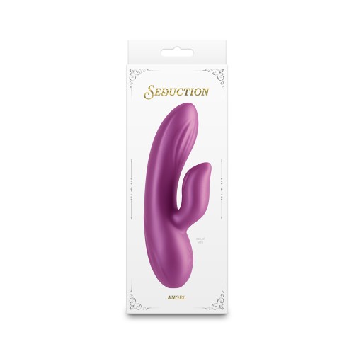 Seduction Angel Vibrador Conejo Magenta Metálico