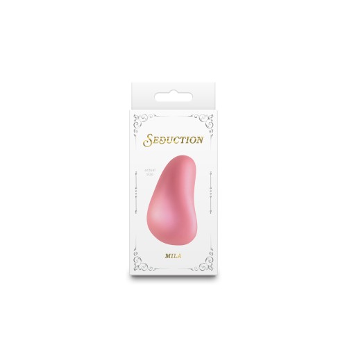 Vibrador Curvado Mila en Rosa Dorado de Seduction