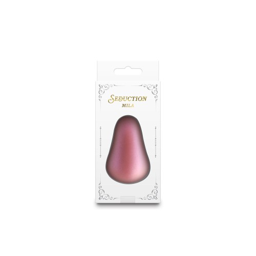 Vibrador Curvado Mila en Rosa Dorado de Seduction