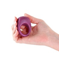 Anillo Vibrador Metálico Burdeos Levi de Seduction