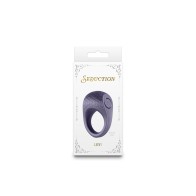 Anillo Vibrador de Color Gris Metalizado Levi de Seduction