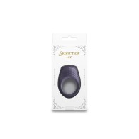 Anillo Vibrador de Color Gris Metalizado Levi de Seduction