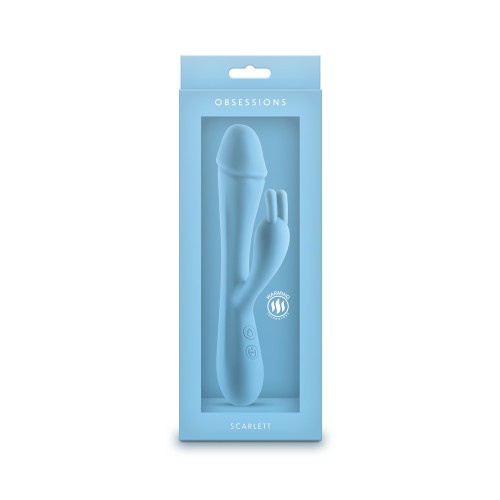 Obsessiv Scarlett Silicone Vibrator - Light Blue