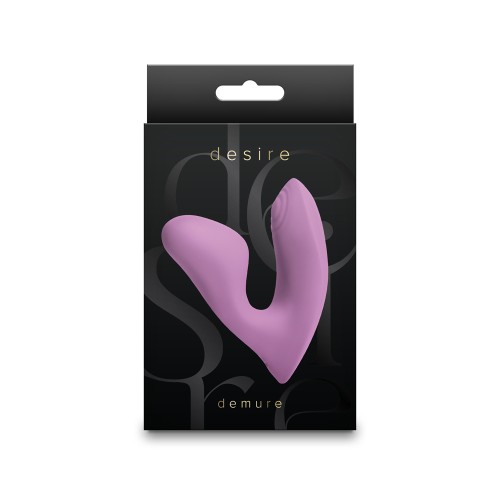 Desire Demure Blush - Vibrador de Doble Motor