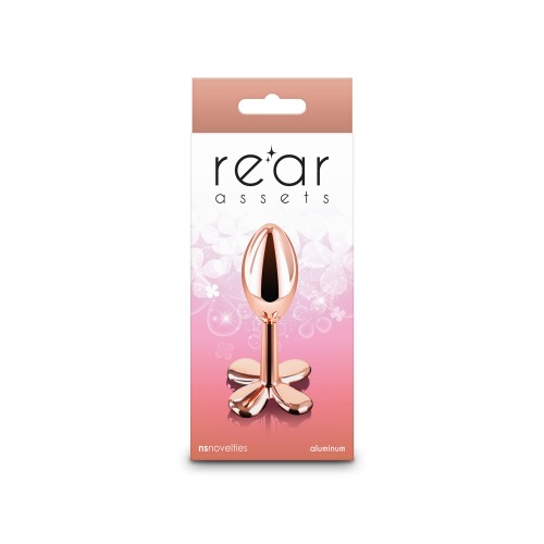 Rear Assets Clover Rose Gold Anal Toy