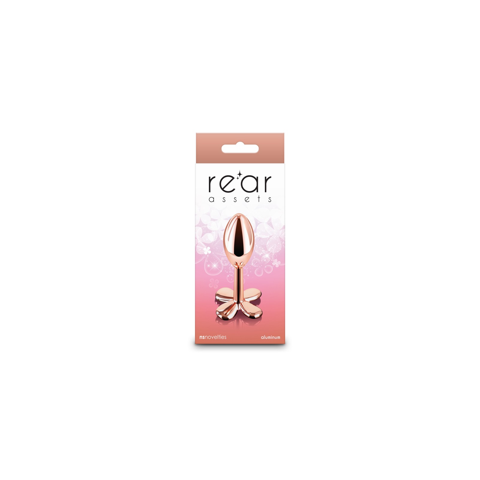 Rear Assets Clover Rose Gold Anal Toy