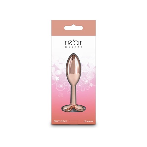 Rear Assets Clover Rose Gold Anal Toy