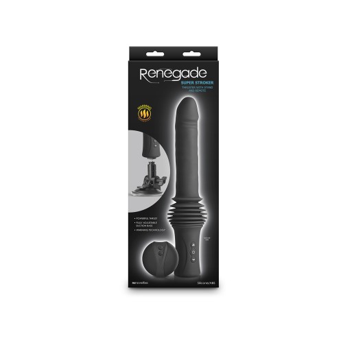 Renegade Super Stroker Black | Eruptive Satisfaction