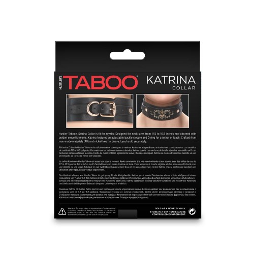 Collar Katrina Taboo de Hustler para Restricción Elegante