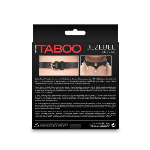 Collar Negro Jezebel Hustler Taboo