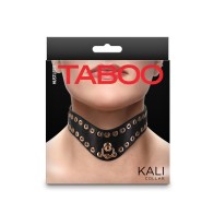 Collar Kali Taboo de Hustler - Negro