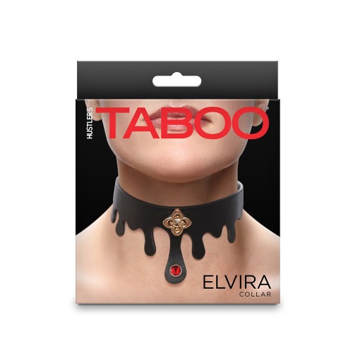 Hustler Taboo Collar Elvira Negro