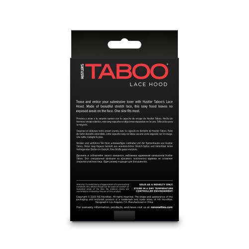 Capucha de Encaje Taboo de Hustler Blanca