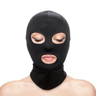 Hustler Taboo Eyes and Mouth Hood Black