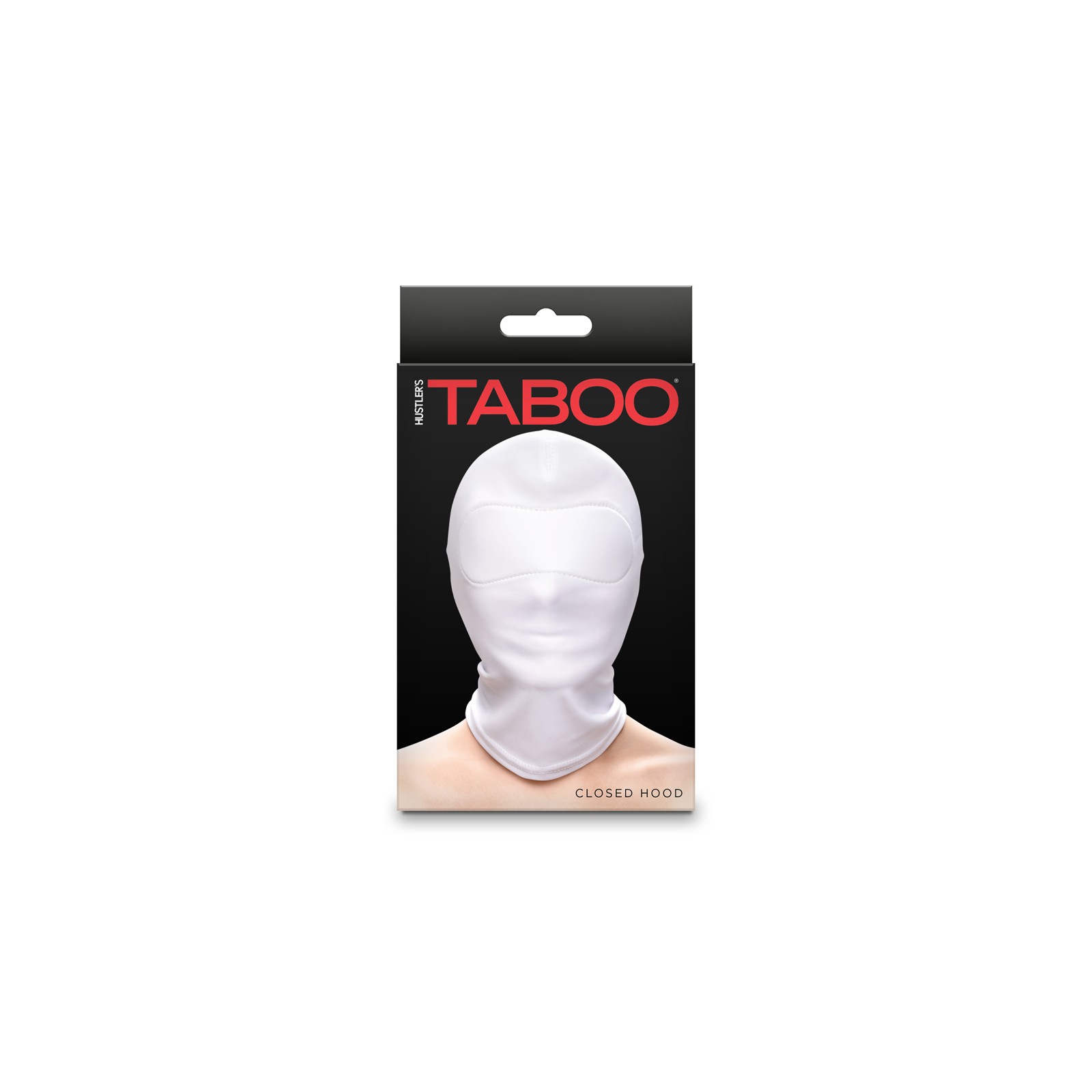 Capucha Cerrada Hustler Taboo para Juego Sensorial