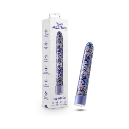 Limited Addiction Floradelic 7-Inch Vibrator Purple