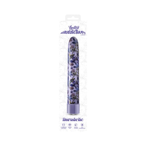 Vibrador Floradelic de 7 Pulgadas Limited Addiction Púrpura